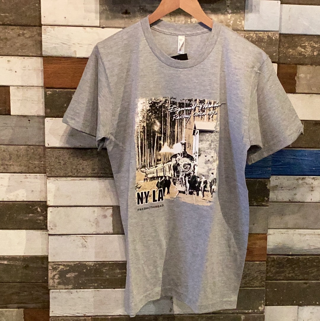 'NYLA Fresh Thread Nanaimo Heritage Tee - Esquimalt 1890' in 'Grey' colour