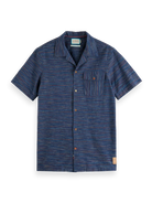 Scotch & Soda Spaced-Out Horizontal Stripe Shirt - Multi Blue Stripe - 1 - Tops - Shirts (Short Sleeve)