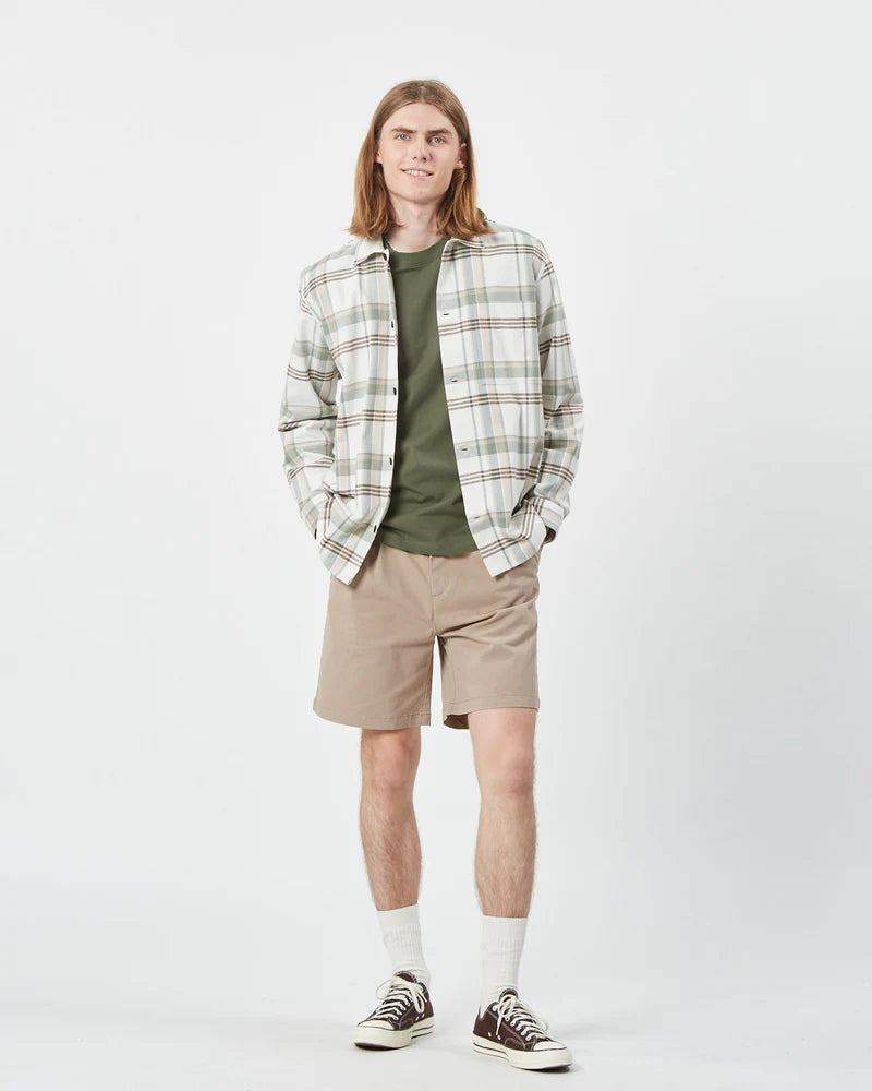 'MINIMUM Kaase 9812 Overshirt' in 'Oil' colour