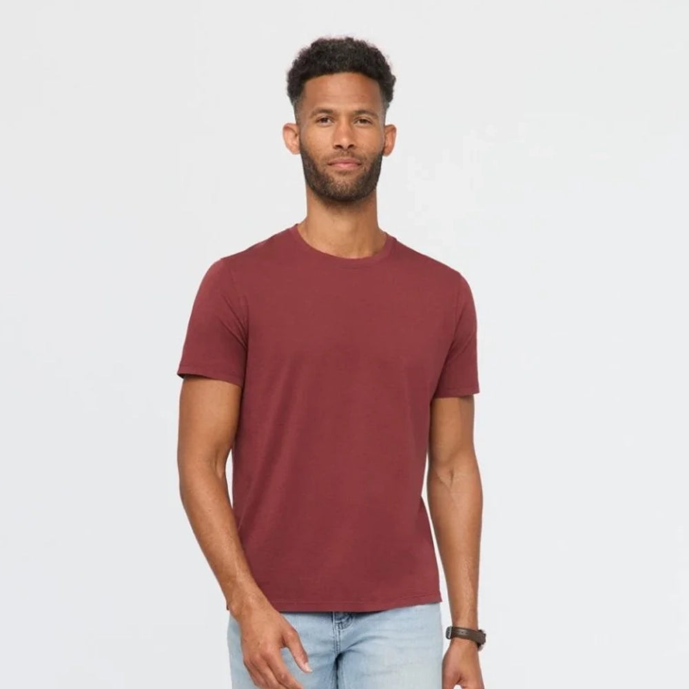 'Du/er PurePima Tee' in 'Red Rock' colour