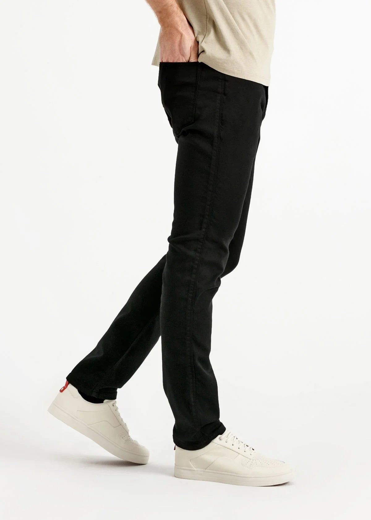 'Du/er No Sweat Pant Slim - Black' in 'Black' colour