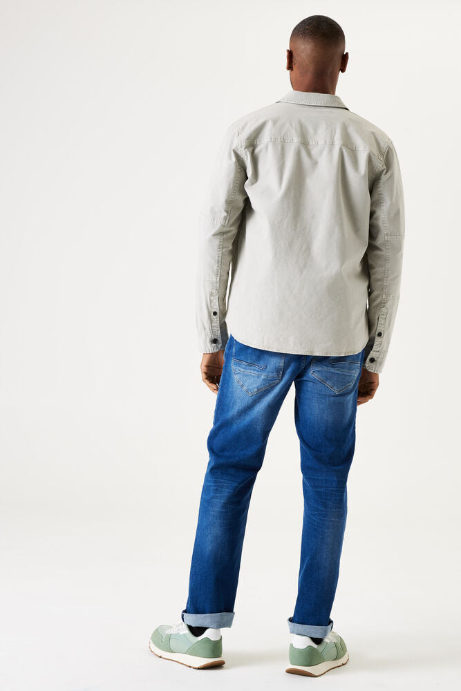 'Garcia T41301 Twill Overshirt' in 'Beige' colour