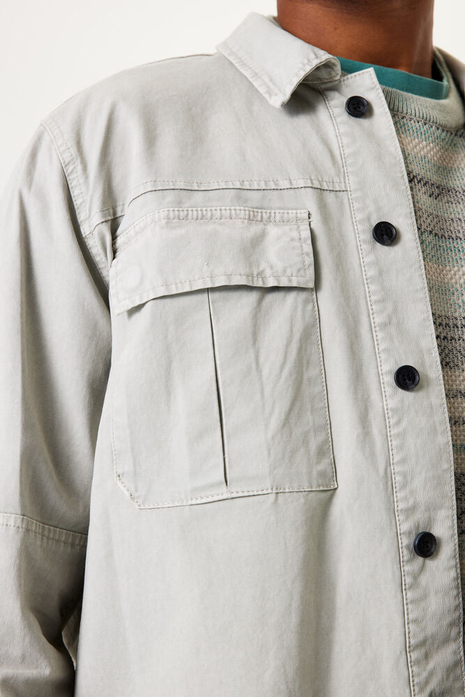 'Garcia T41301 Twill Overshirt' in 'Beige' colour