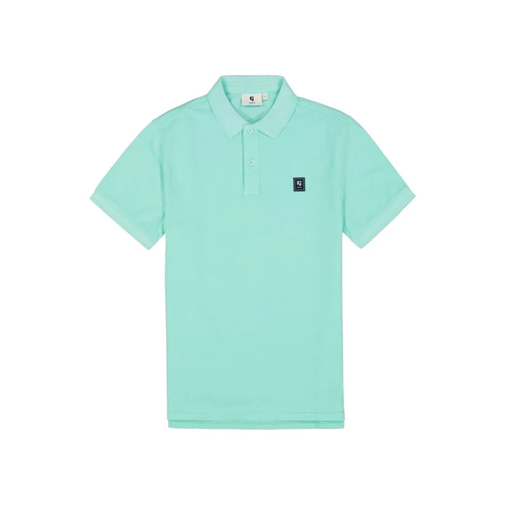 'Garcia Z1105 Cotton Pique Polo Shirt' in 'Mint' colour