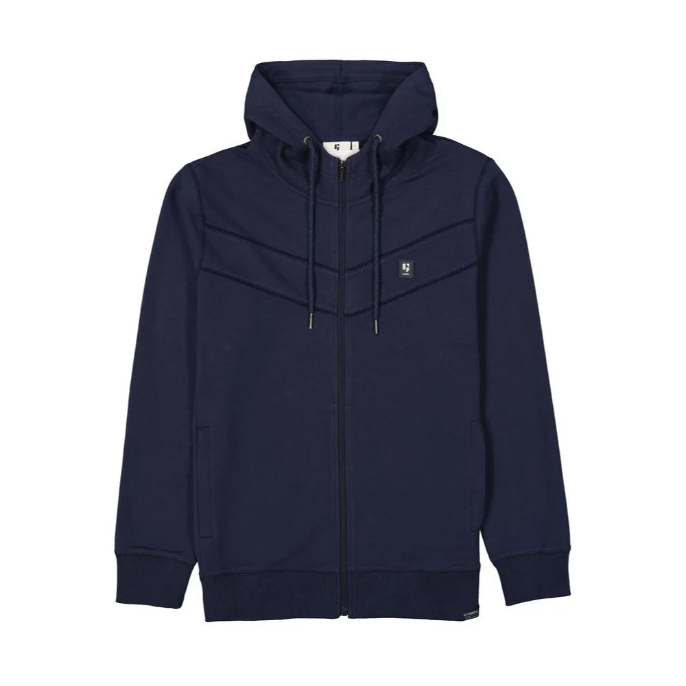 'Garcia Blue Zip-Up Hoodie' in 'Blue' colour