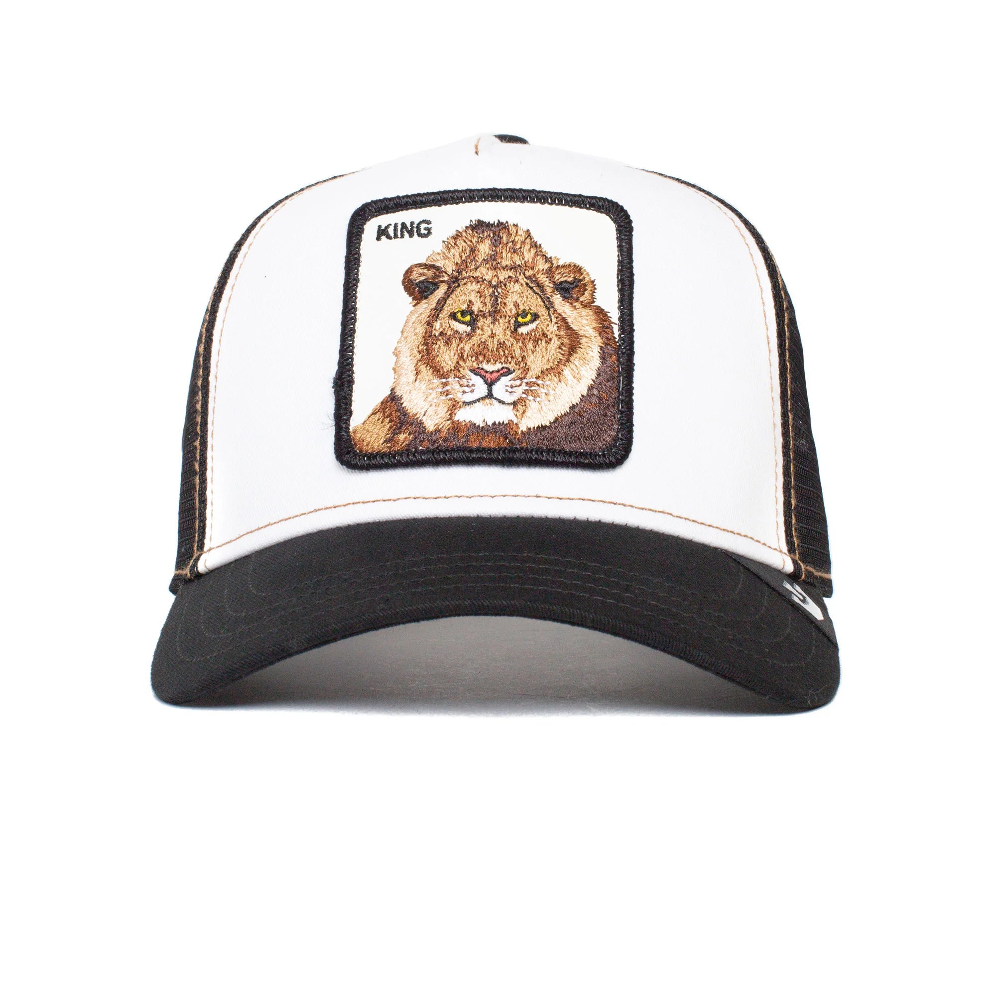 'Goorin Bros. The King Lion Trucker Hat' in 'Black' colour