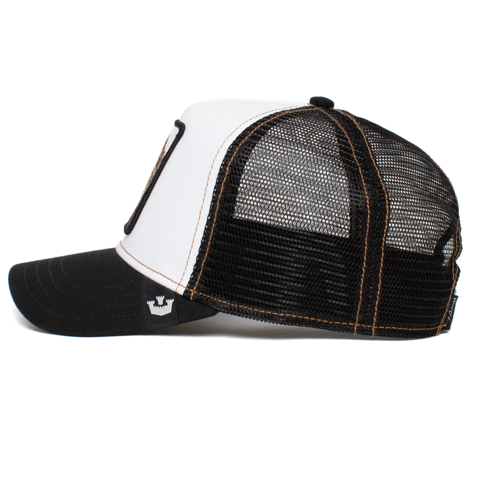 'Goorin Bros. The King Lion Trucker Hat' in 'Black' colour