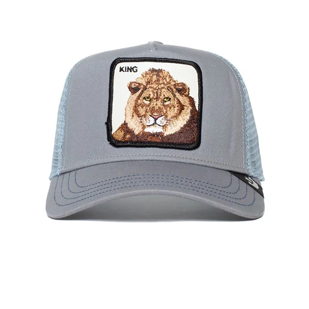 'Goorin Bros. The King Lion Trucker Hat' in 'Slate' colour