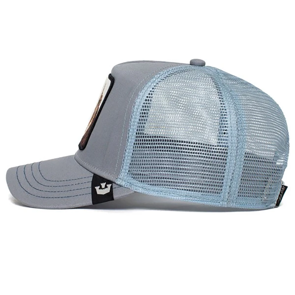 'Goorin Bros. The King Lion Trucker Hat' in 'Slate' colour