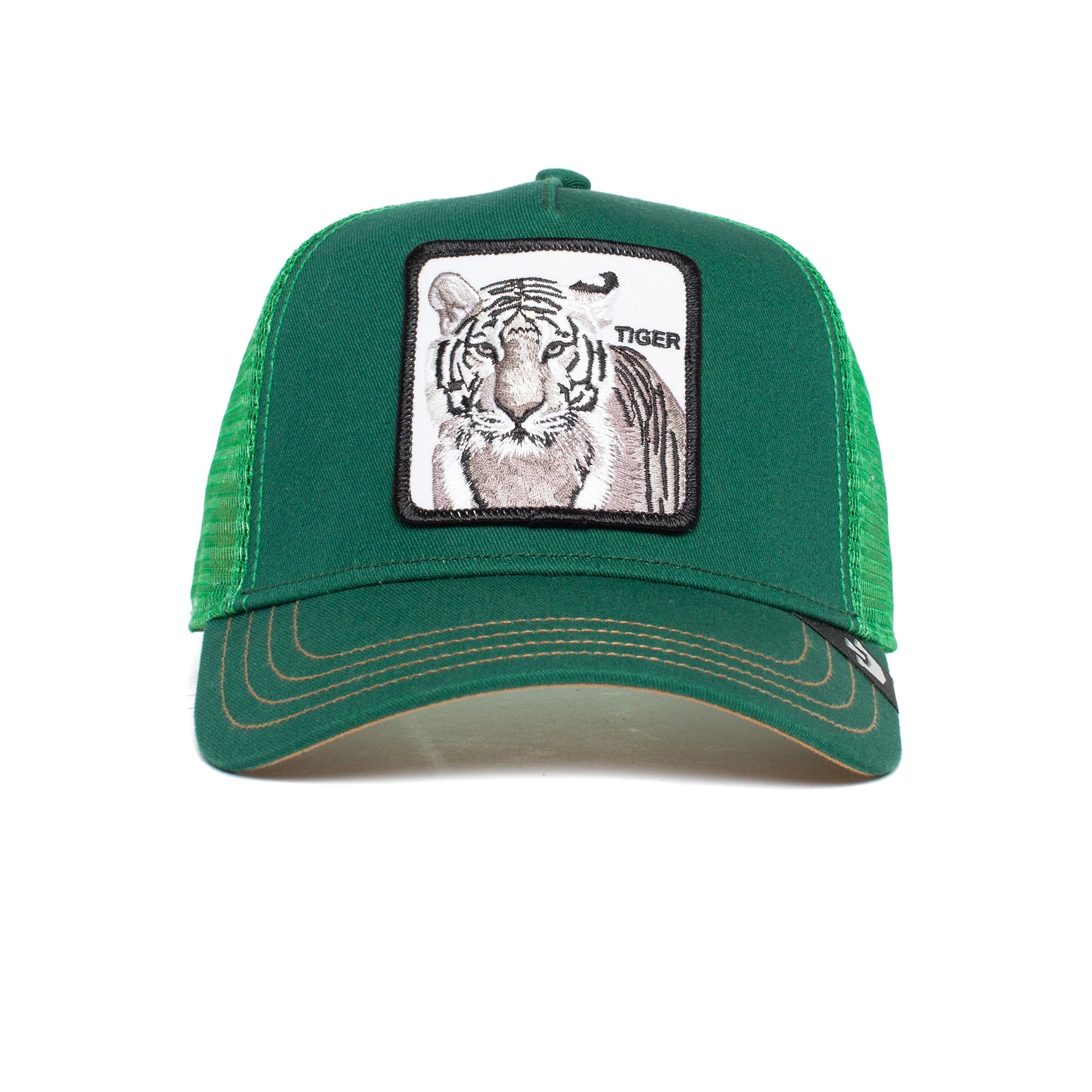 'Goorin Bros. The White Tiger Trucker Hat' in 'Green' colour