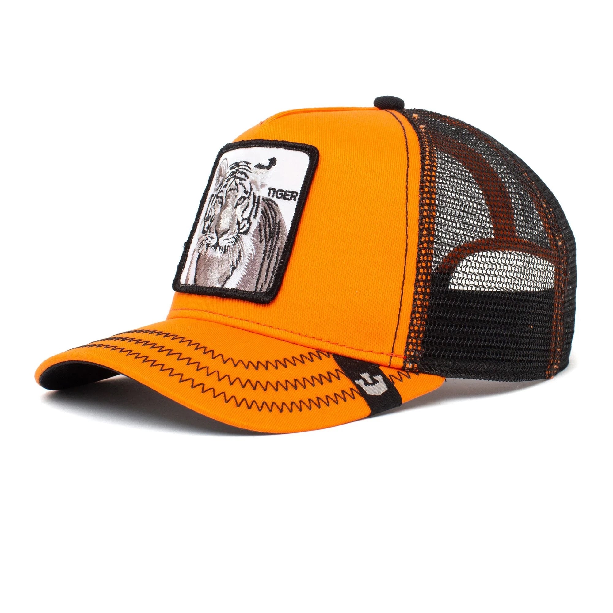 'Goorin Bros. The White Tiger Trucker Hat' in 'Orange' colour