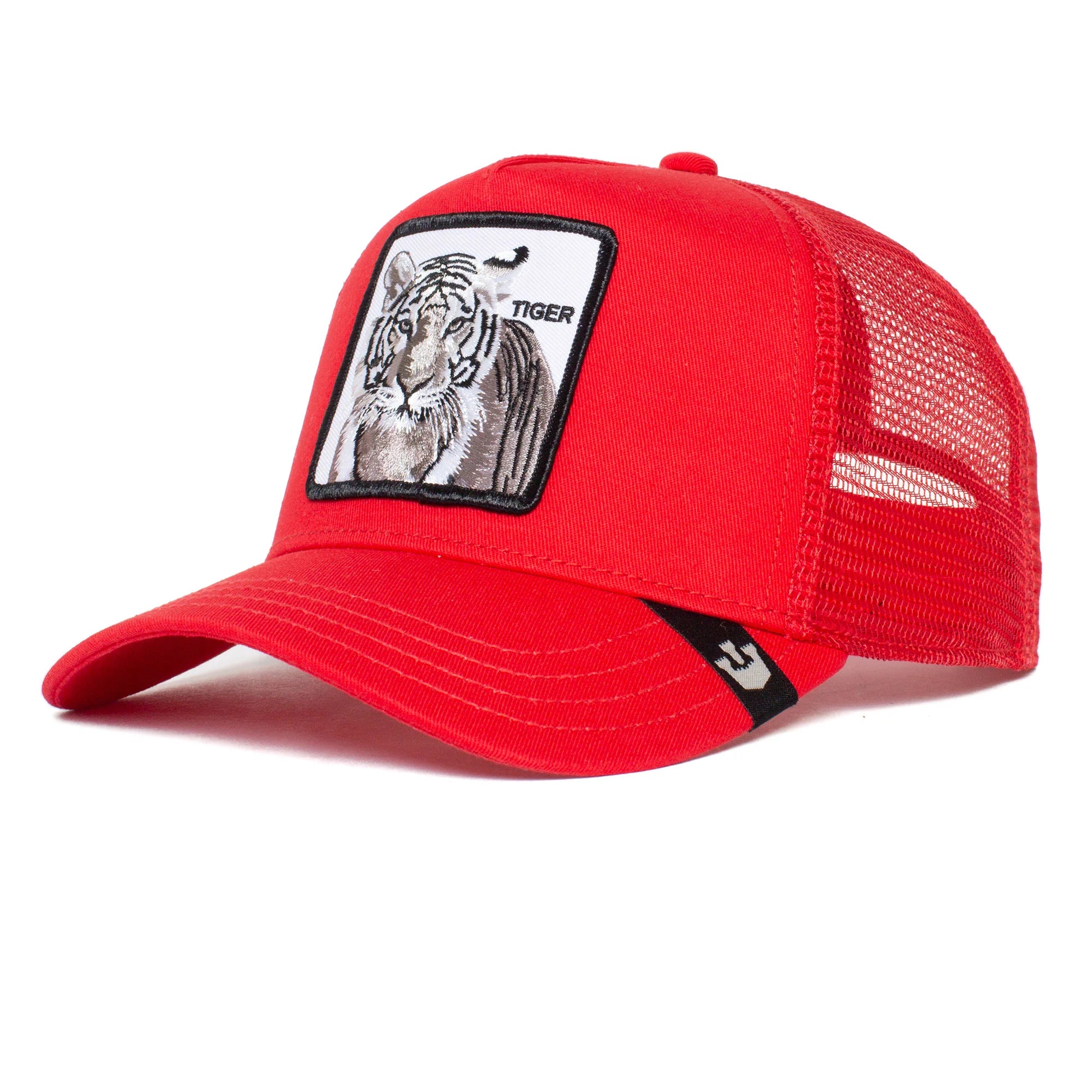'Goorin Bros. The White Tiger Trucker Hat' in 'Red' colour