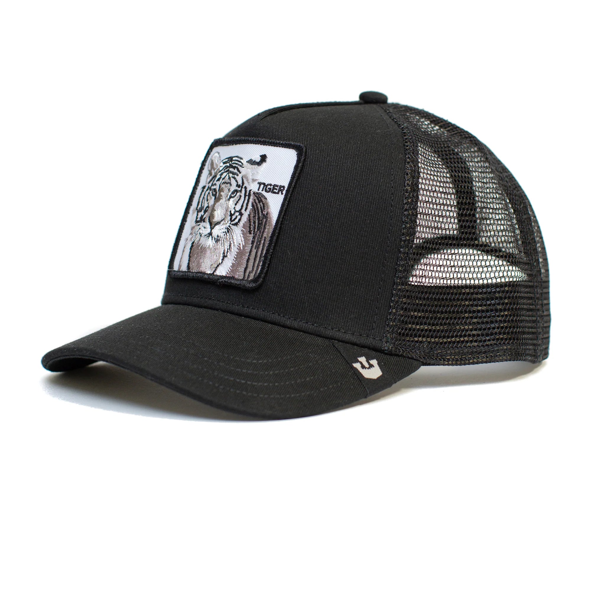 'Goorin Bros. The White Tiger Trucker Hat' in 'Black' colour