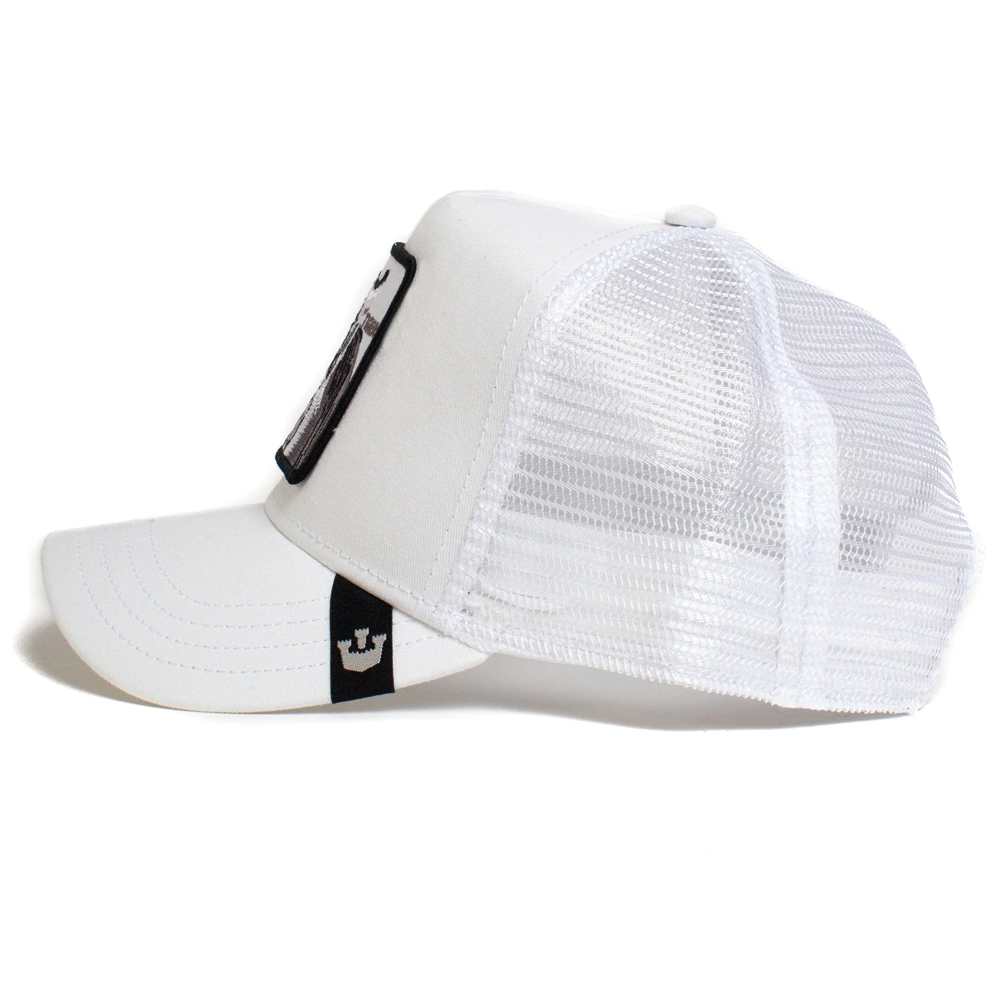 'Goorin Bros. The White Tiger Trucker Hat' in 'White' colour