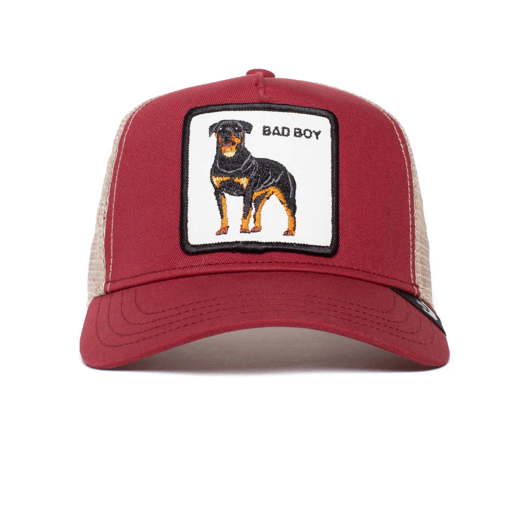 'Goorin Bros. The Baddest Boy Trucker Hat' in 'Red/White' colour