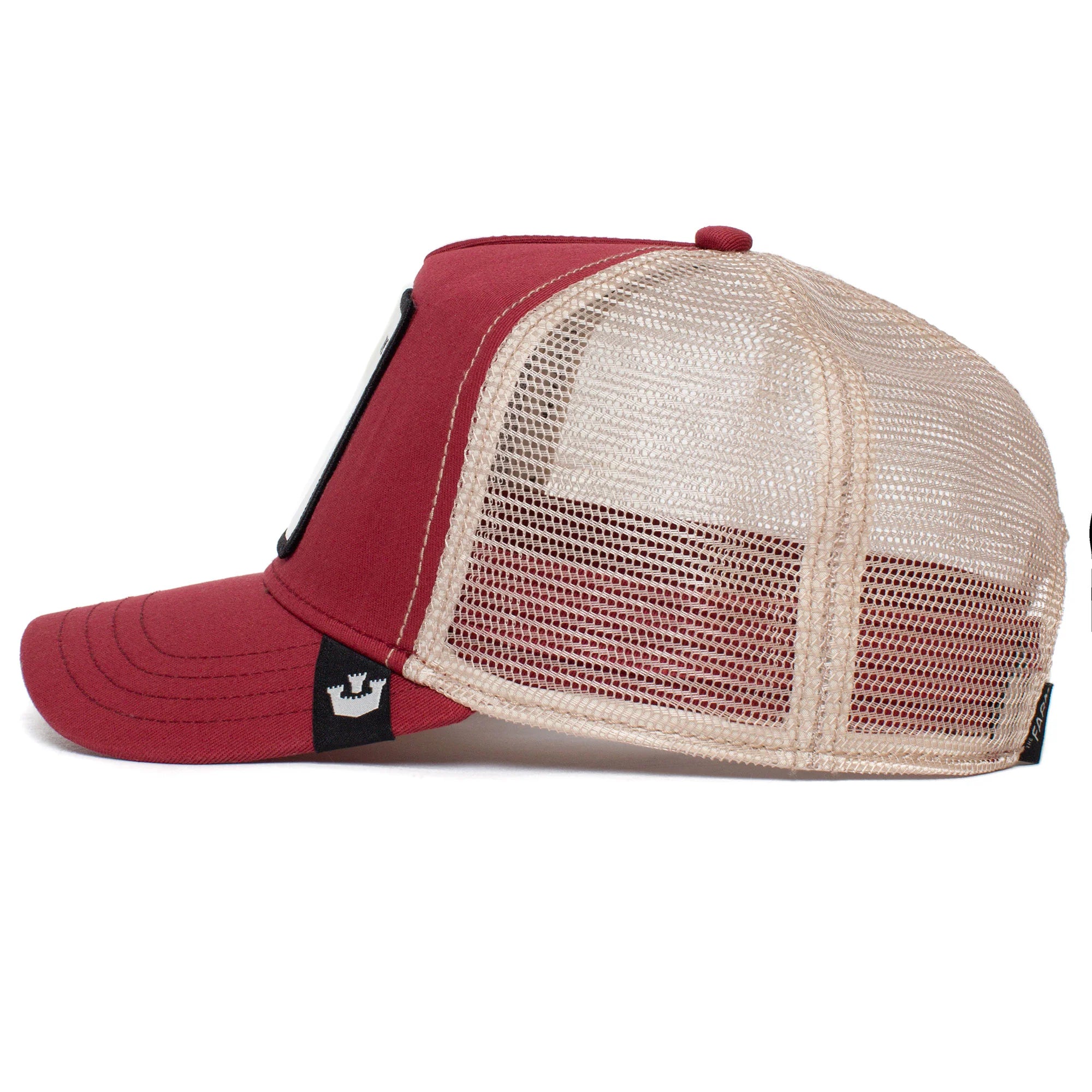 'Goorin Bros. The Baddest Boy Trucker Hat' in 'Red/White' colour