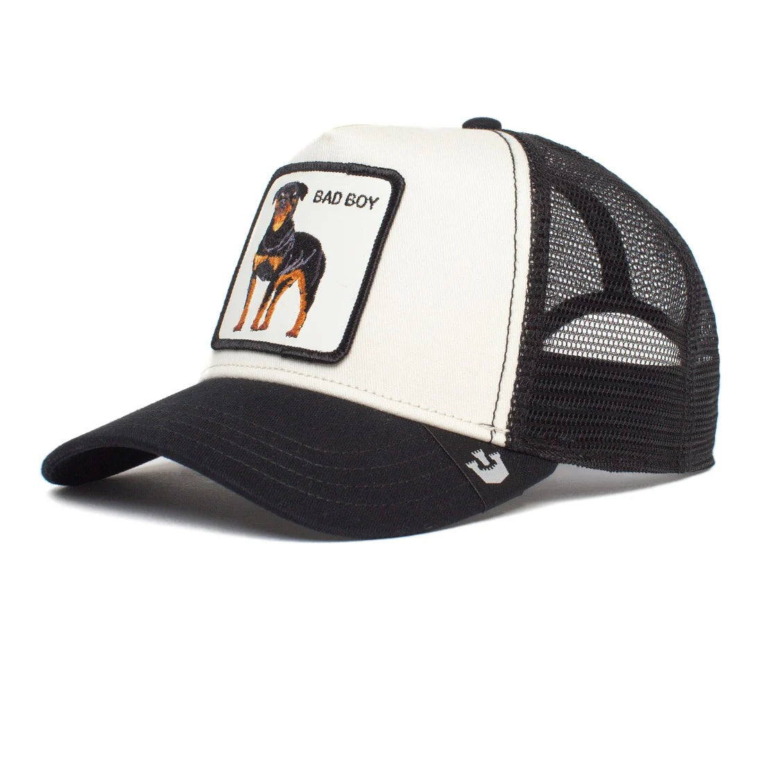 'Goorin Bros. The Baddest Boy Trucker Hat' in 'White' colour