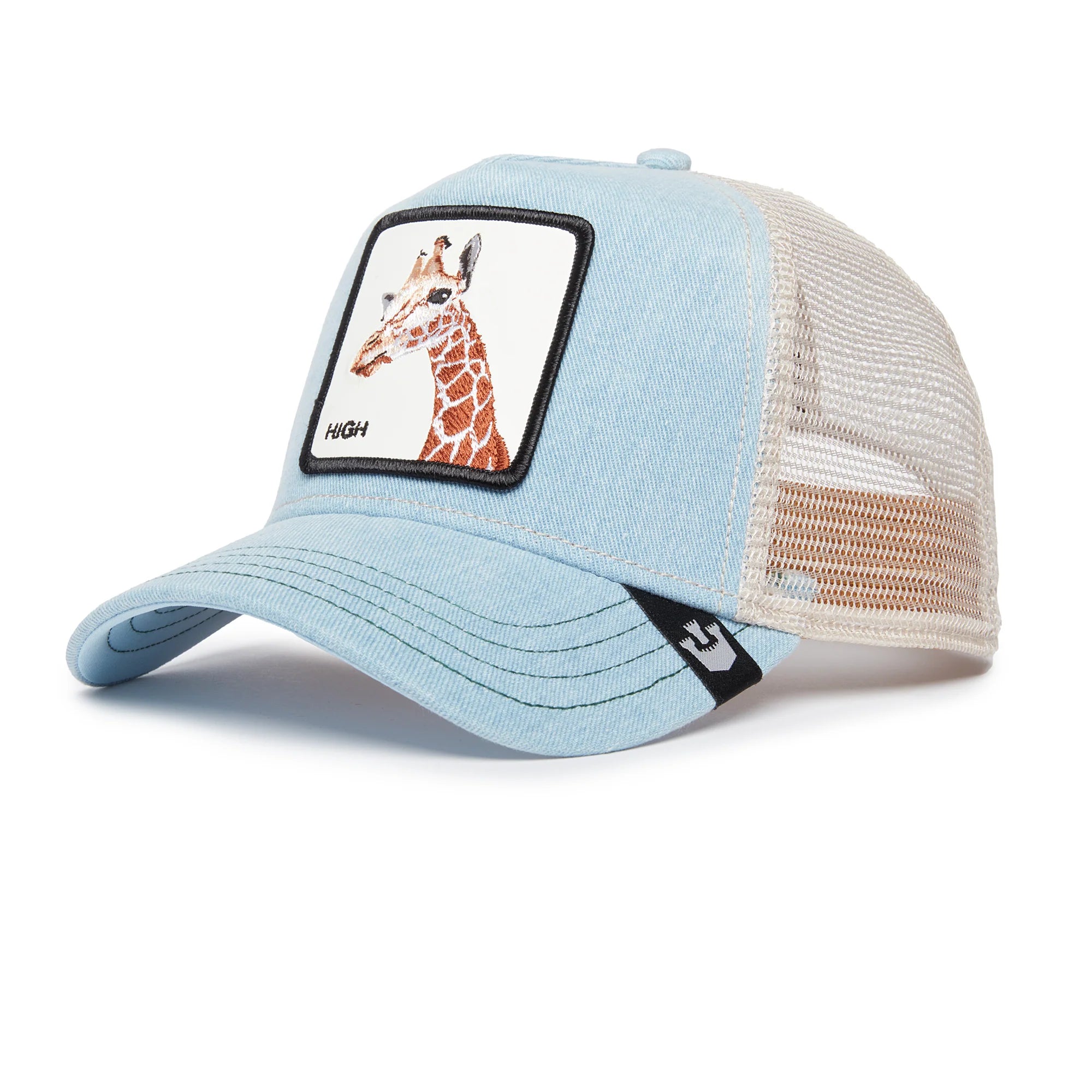 'Goorin Bros. The Giraffe Trucker Hat' in 'Blue' colour