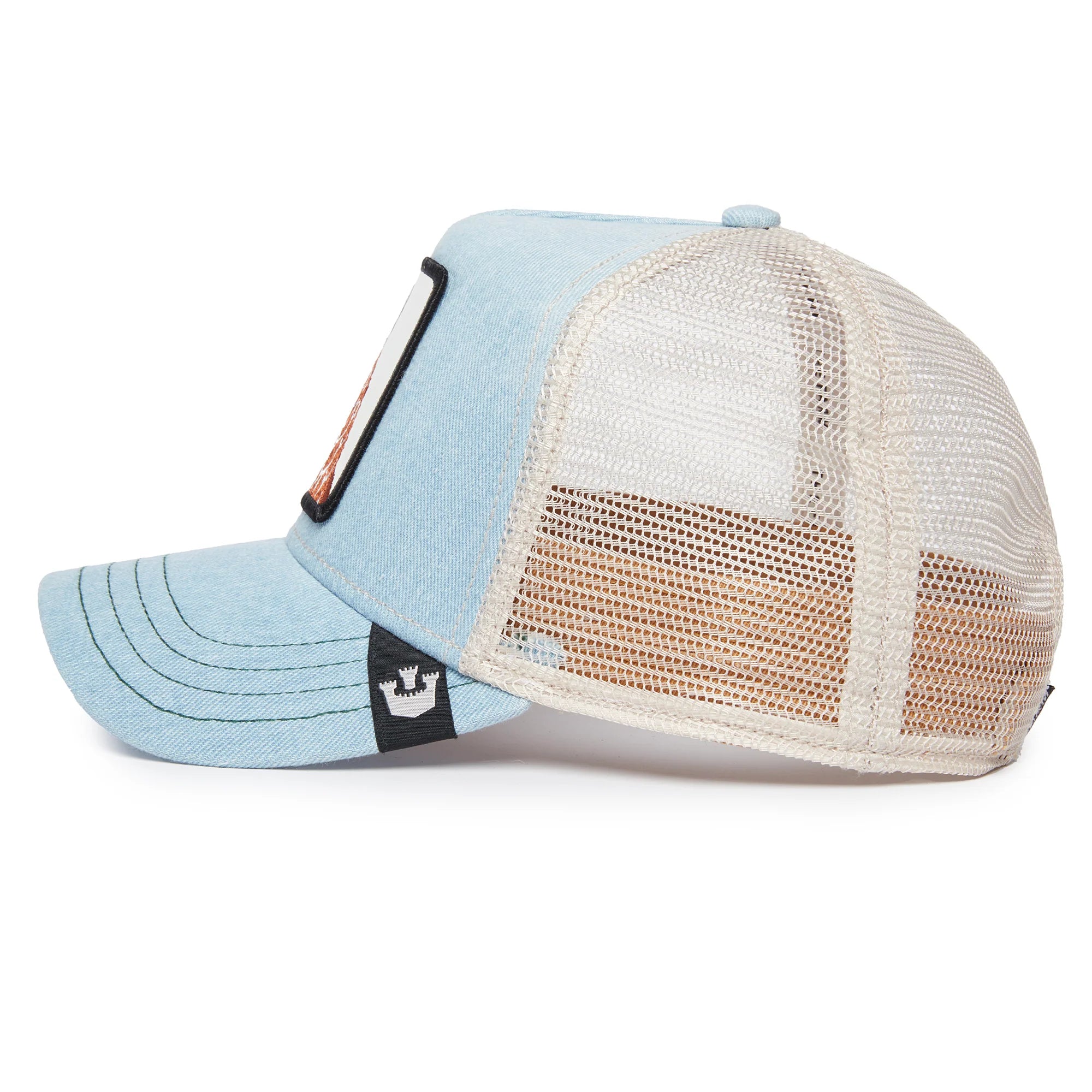 'Goorin Bros. The Giraffe Trucker Hat' in 'Blue' colour