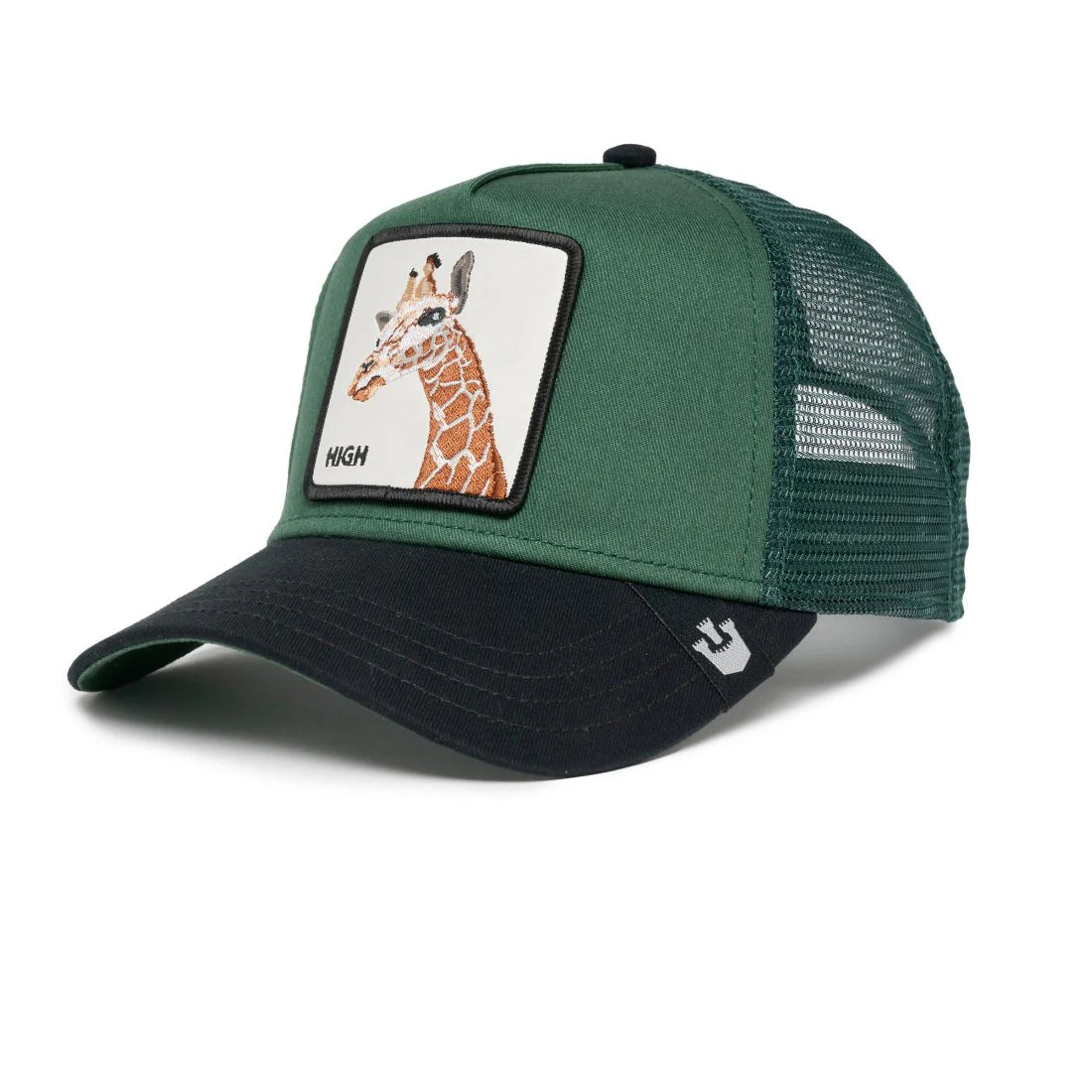 'Goorin Bros. The Giraffe Trucker Hat' in 'Forest' colour