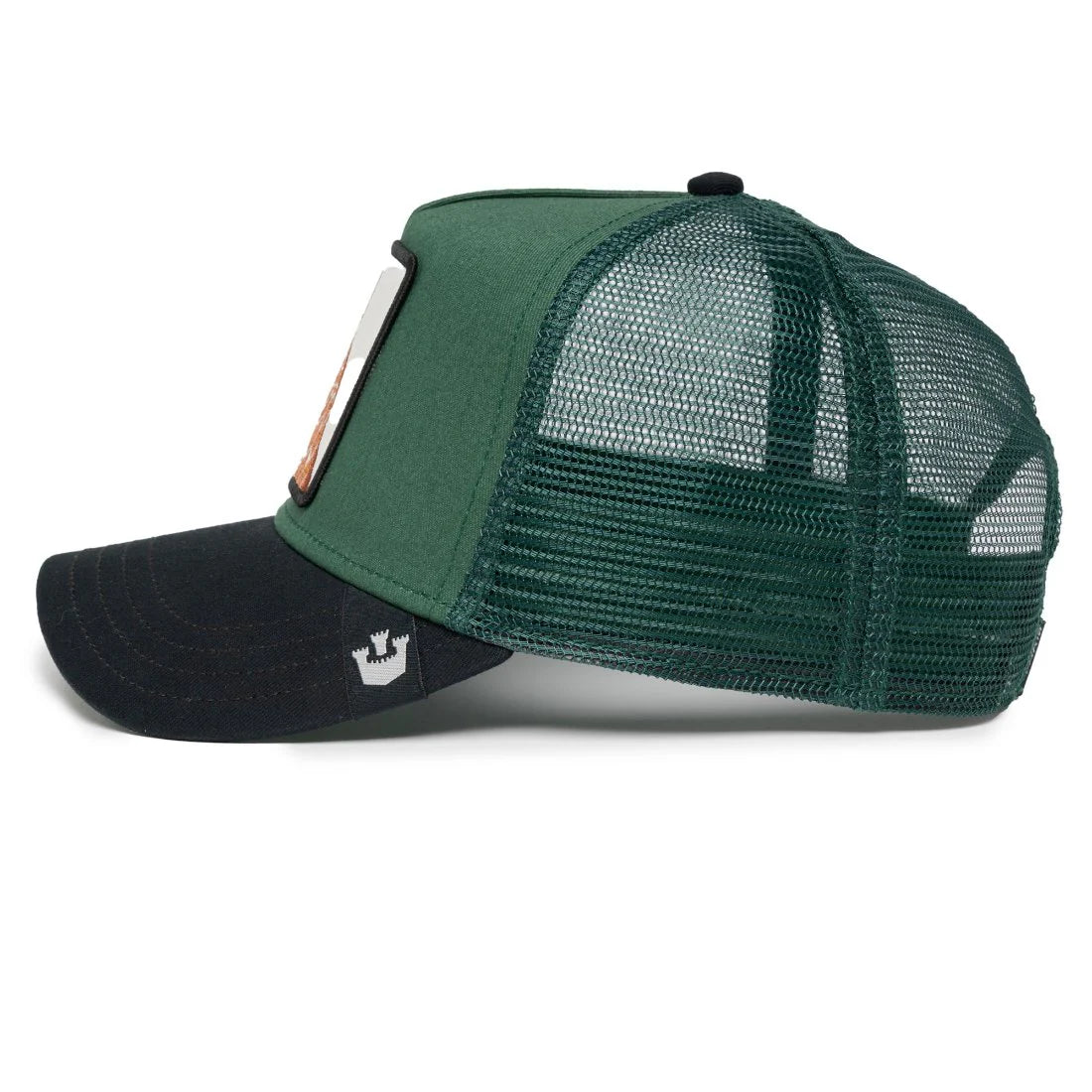 'Goorin Bros. The Giraffe Trucker Hat' in 'Forest' colour