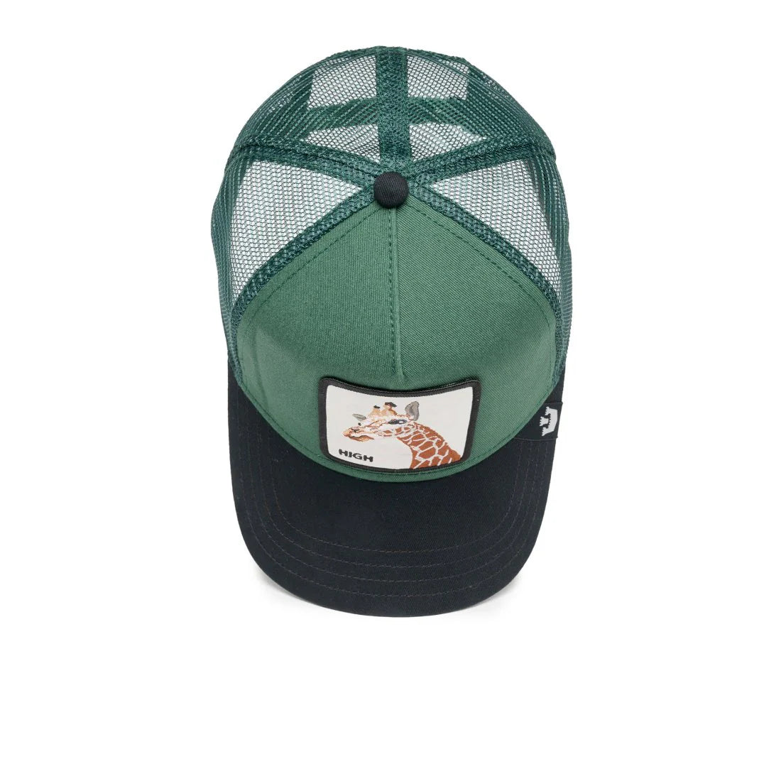 'Goorin Bros. The Giraffe Trucker Hat' in 'Forest' colour