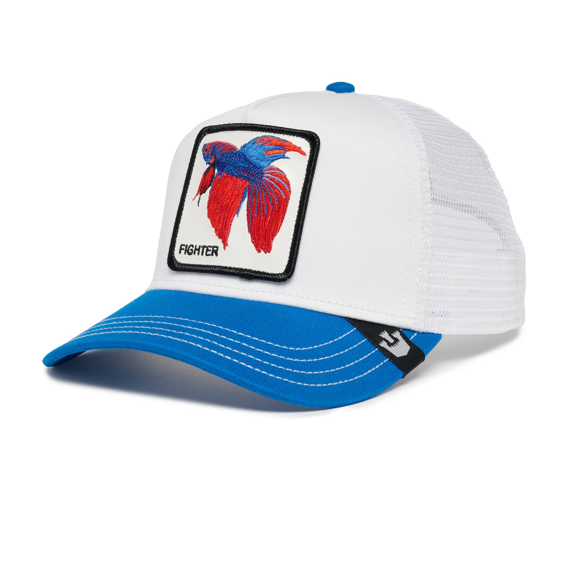 'Goorin Bros. V2 Fighter Trucker Hat' in 'Blue' colour