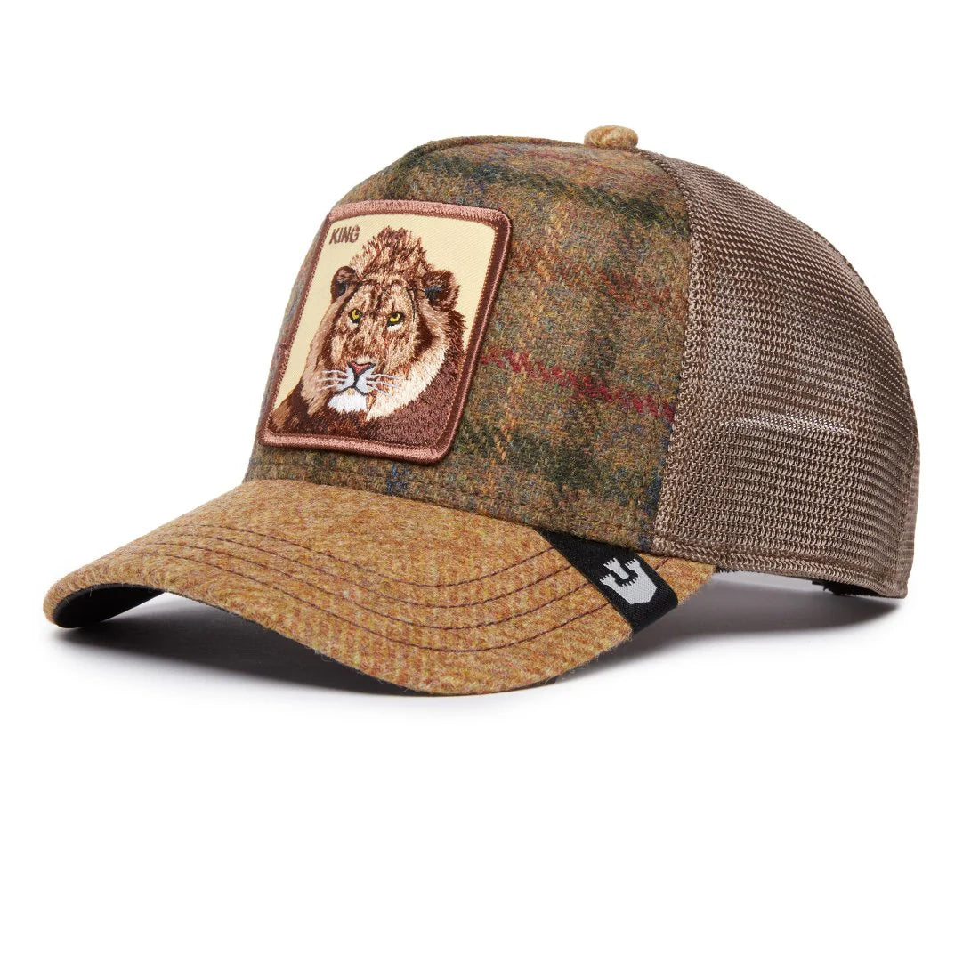 'Goorin Bros. Moon Lion Trucker Hat' in 'Khaki' colour