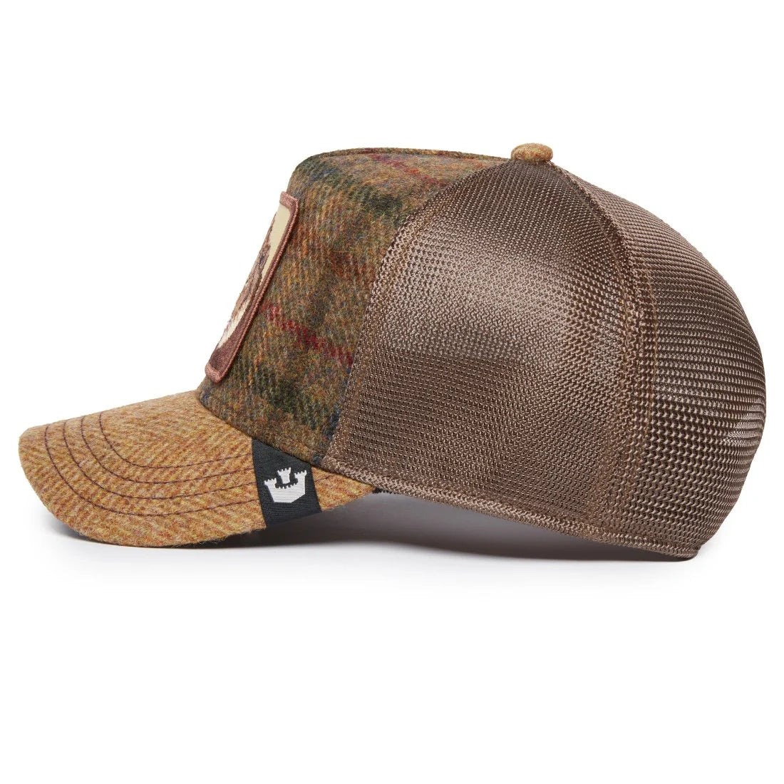 'Goorin Bros. Moon Lion Trucker Hat' in 'Khaki' colour
