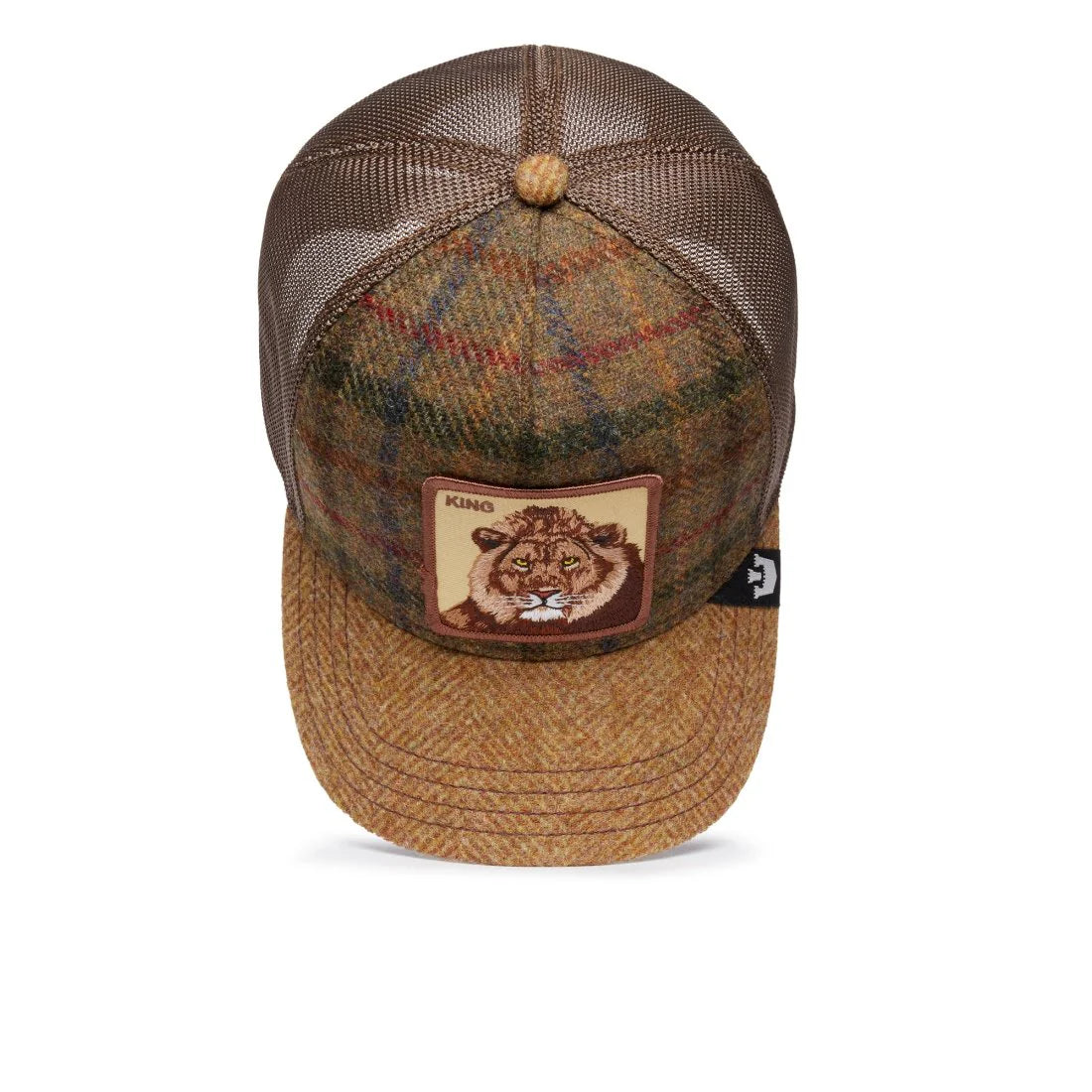 'Goorin Bros. Moon Lion Trucker Hat' in 'Khaki' colour