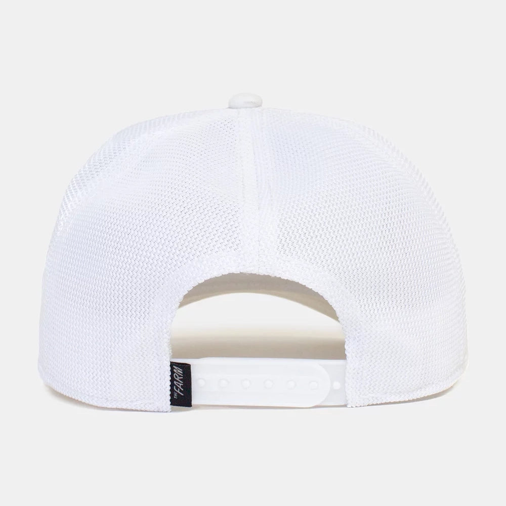 'Goorin Bros. Gateway Trucker Hat' in 'White' colour