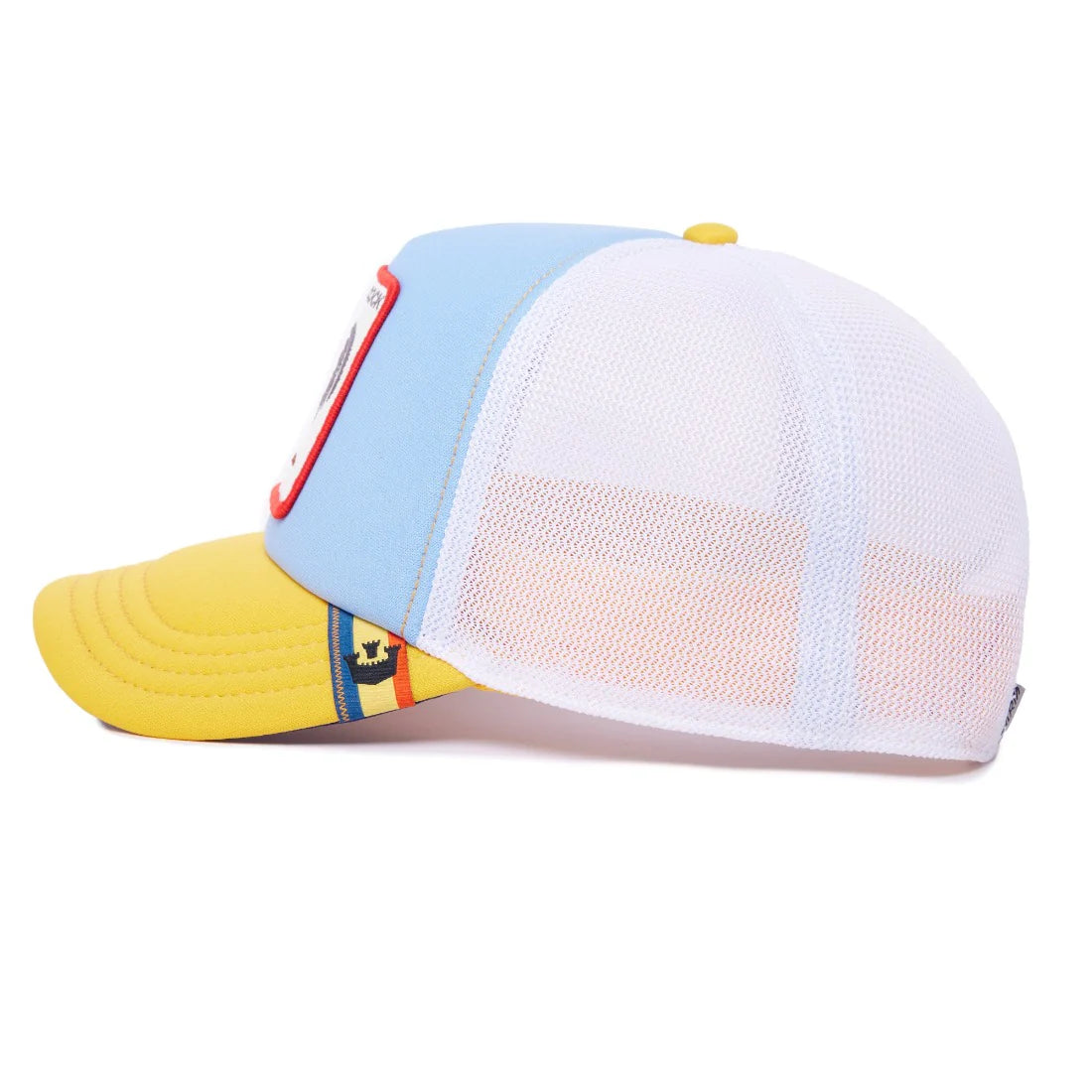 'Goorin Bros. First Cock Trucker Hat' in 'Blue' colour