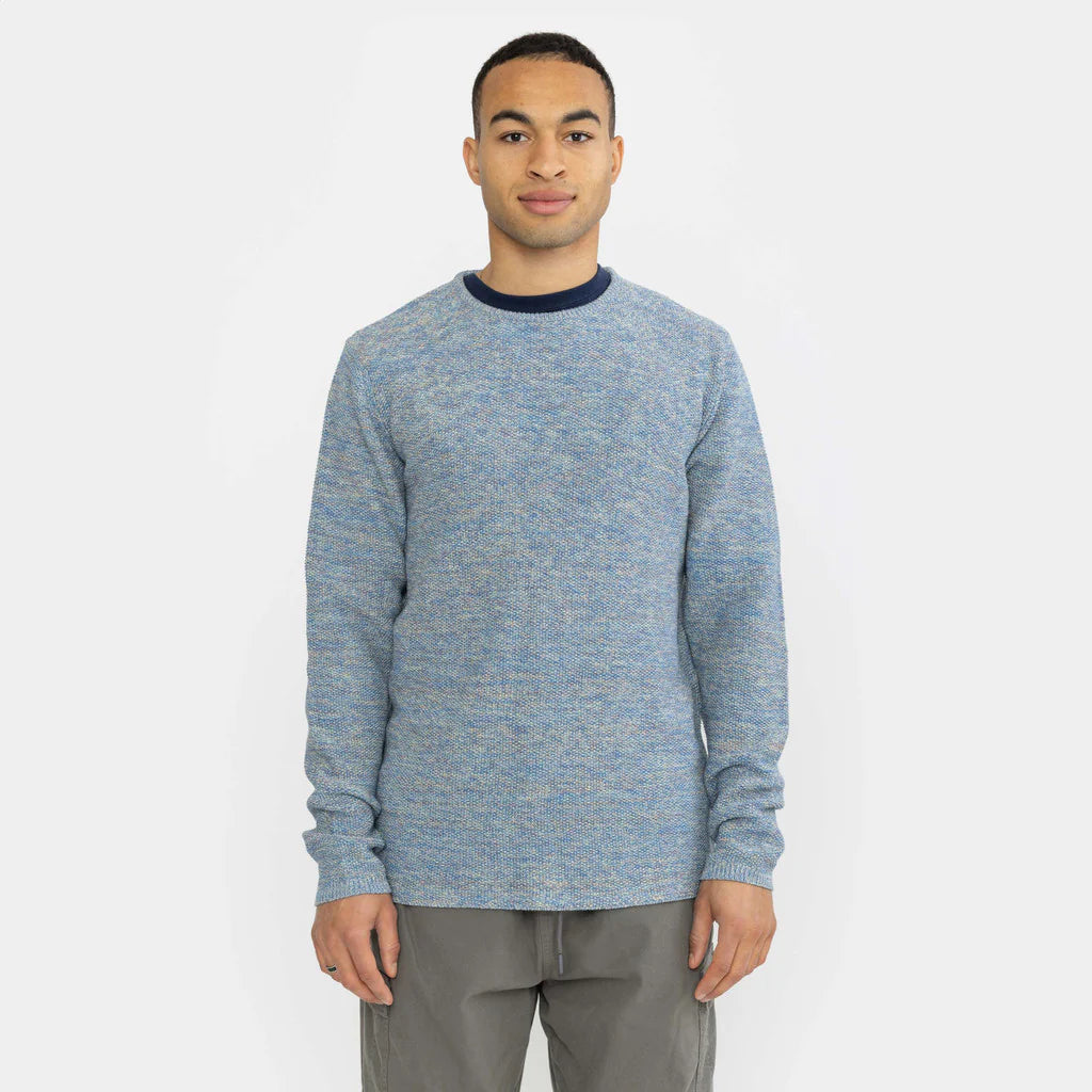 'Revolution 6009 Knit Sweater' in 'Blue' colour