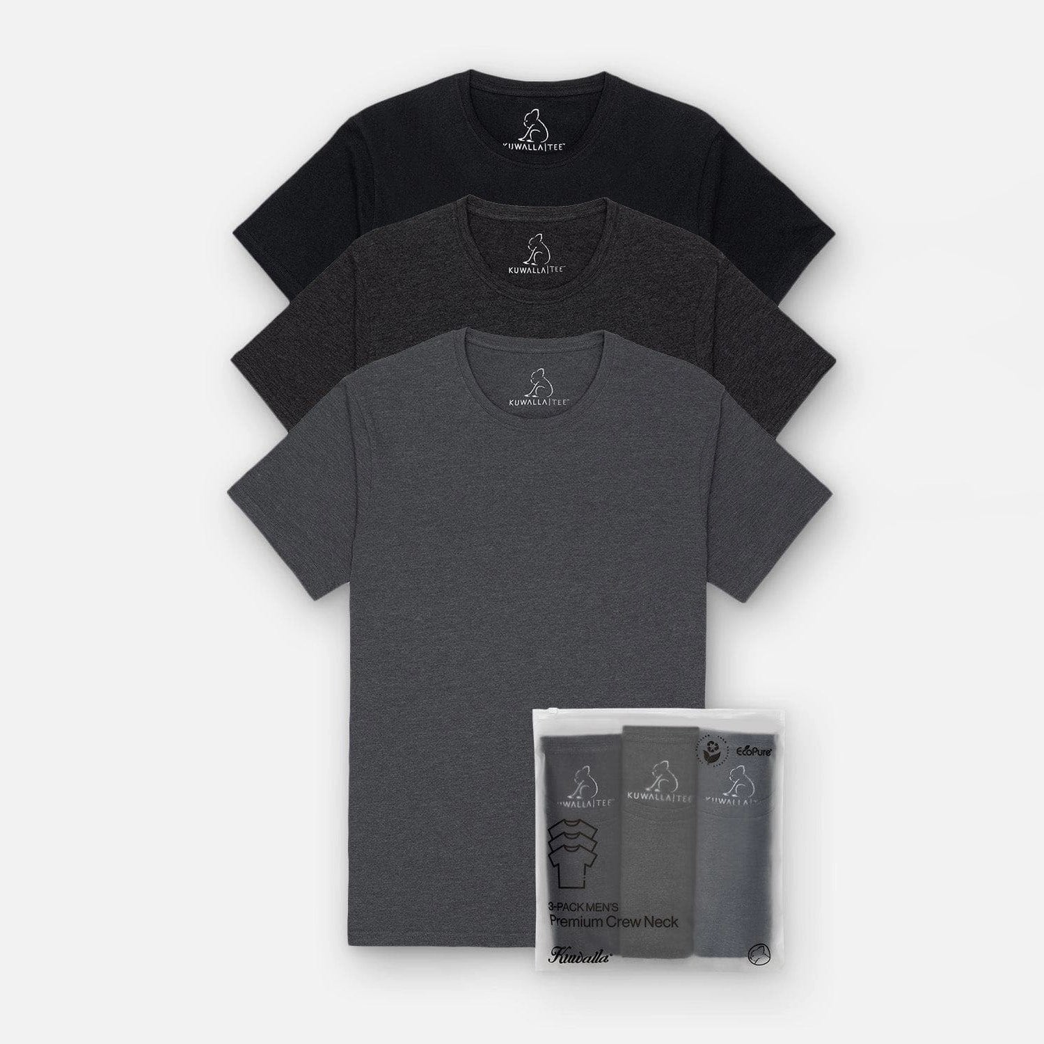'Kuwalla Tee 3 Pack Crewneck Tees' in 'Camo' colours