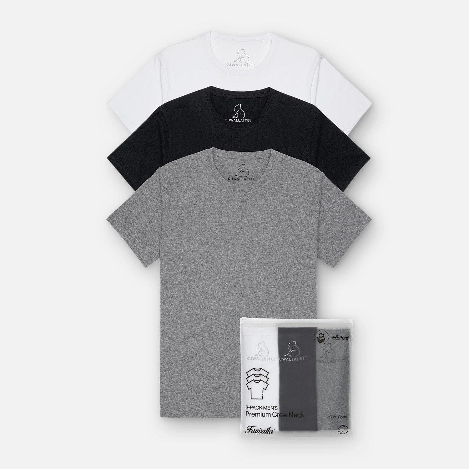 'Kuwalla Tee 3 Pack Crewneck Tees' in 'Mix' colours