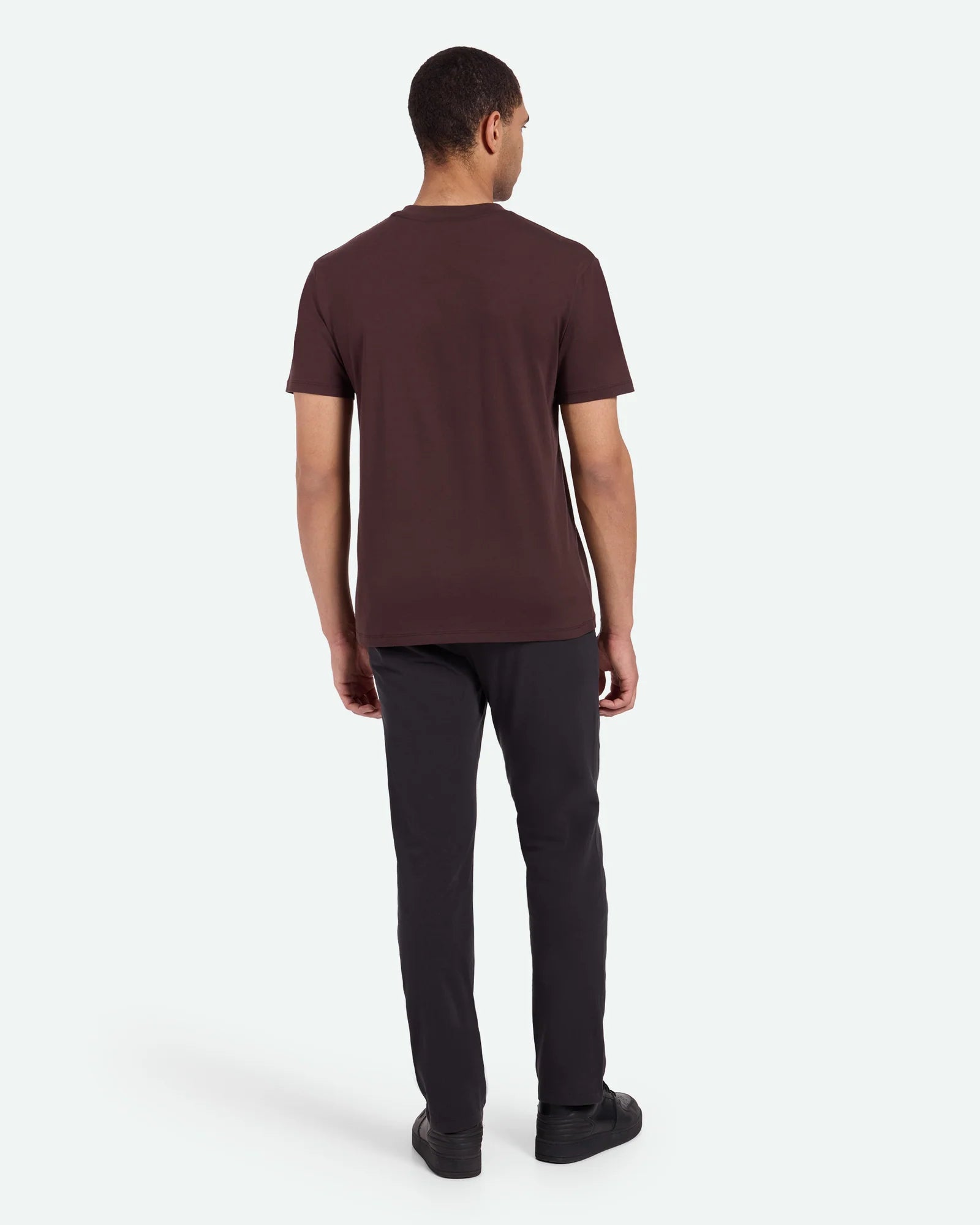 'Minimum Aarhus G029 Tee' in 'Coffee Bean' colour