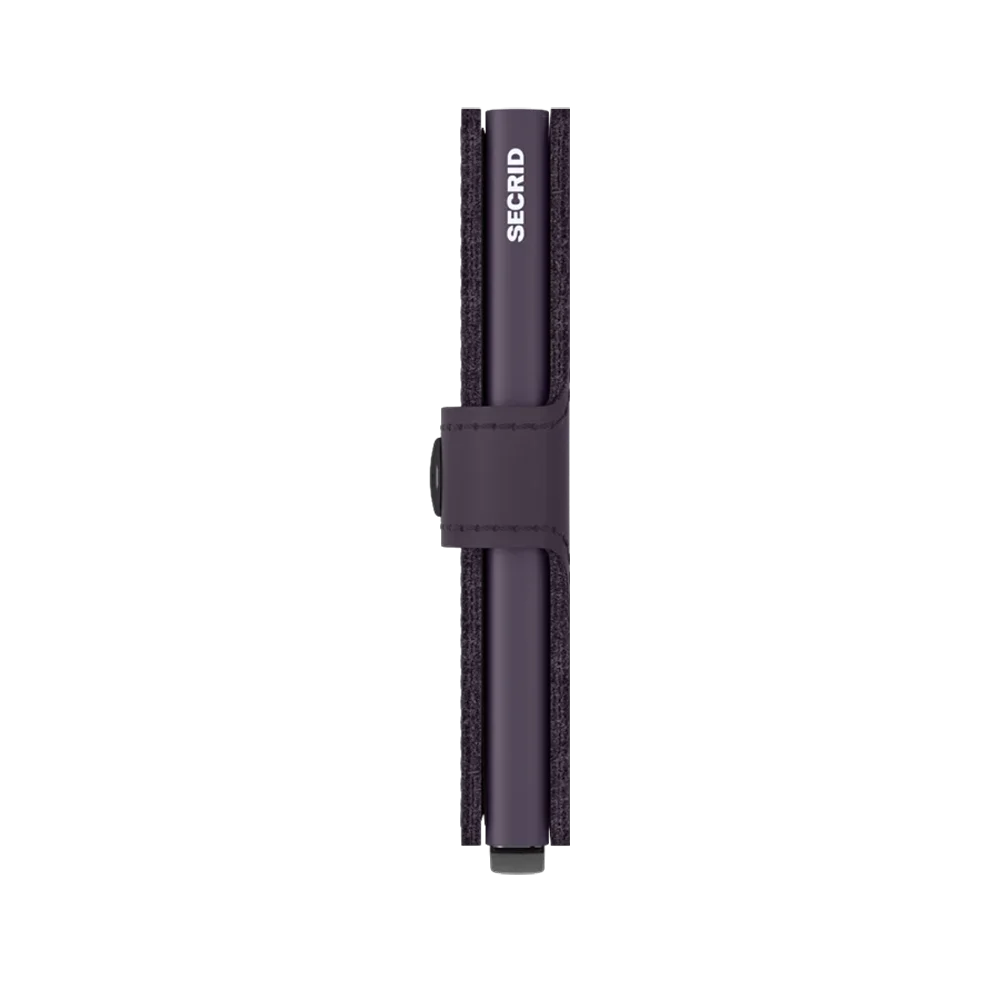 'Secrid Miniwallet - Matte' in 'Dark Purple' colour