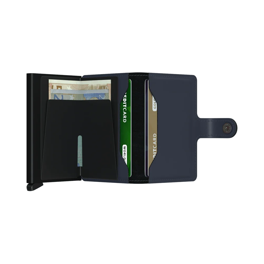'Secrid Miniwallet - Matte' in 'Night Blue' colour
