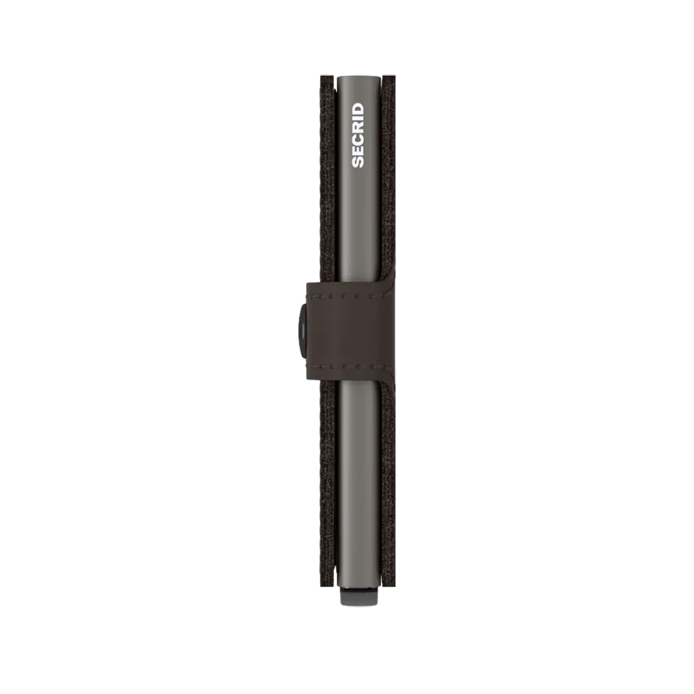 'Secrid Miniwallet - Matte' in 'Truffle' colour