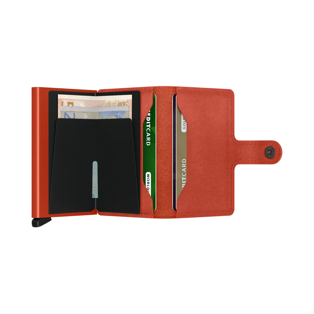 'Secrid Miniwallet - Original' in 'Orange' colour