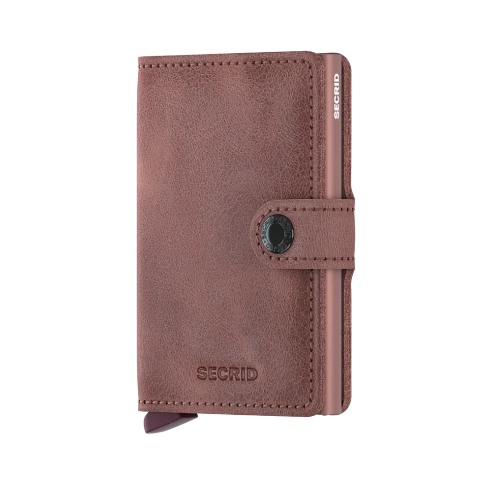 'Secrid Miniwallet - Vintage' in 'Mauve' colour