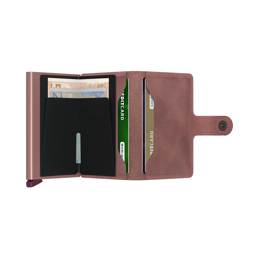 'Secrid Miniwallet - Vintage' in 'Mauve' colour