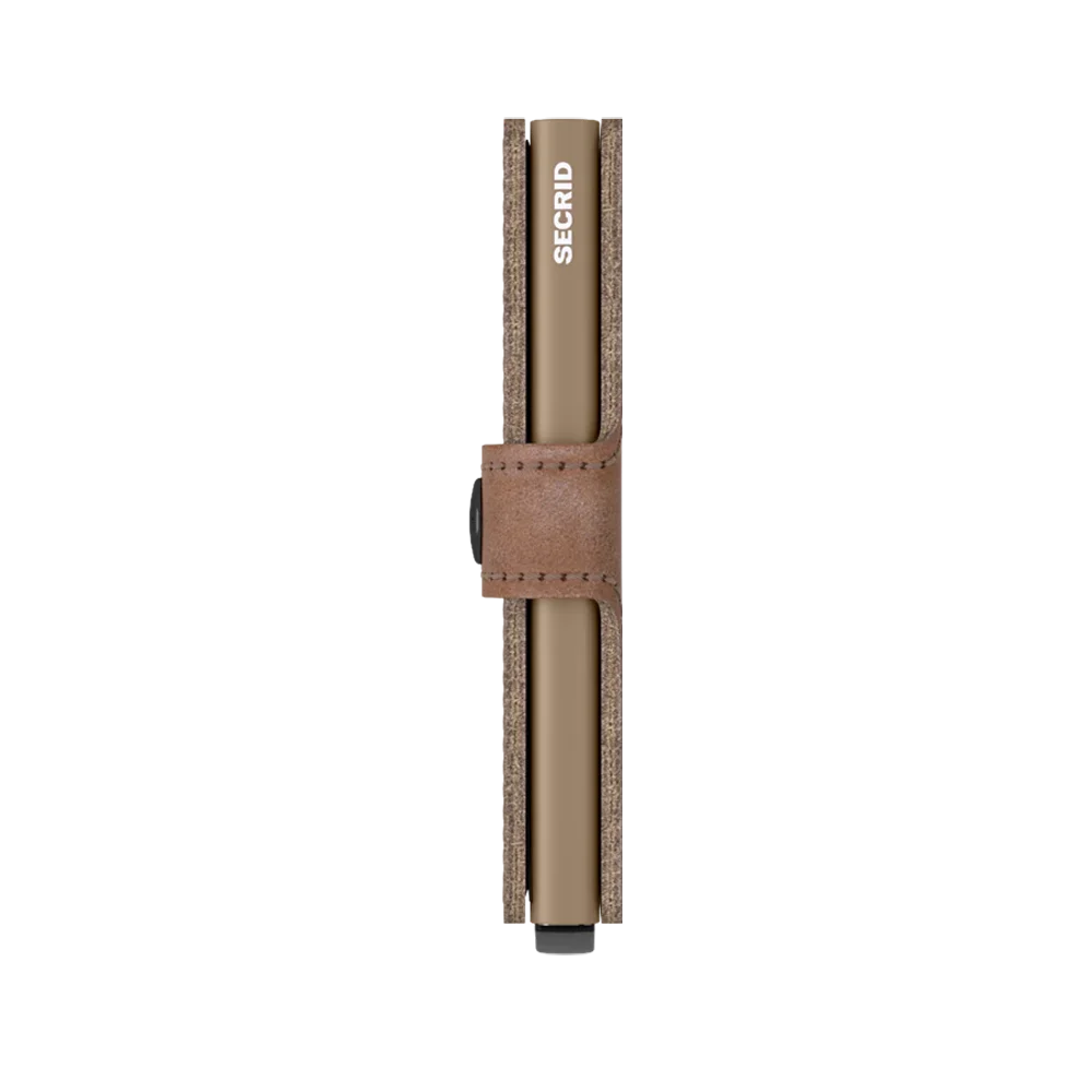 'Secrid Miniwallet - Vintage' in 'Taupe' colour