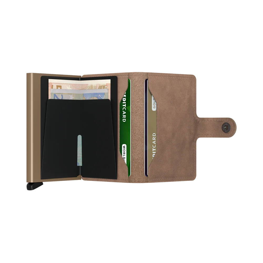'Secrid Miniwallet - Vintage' in 'Taupe' colour