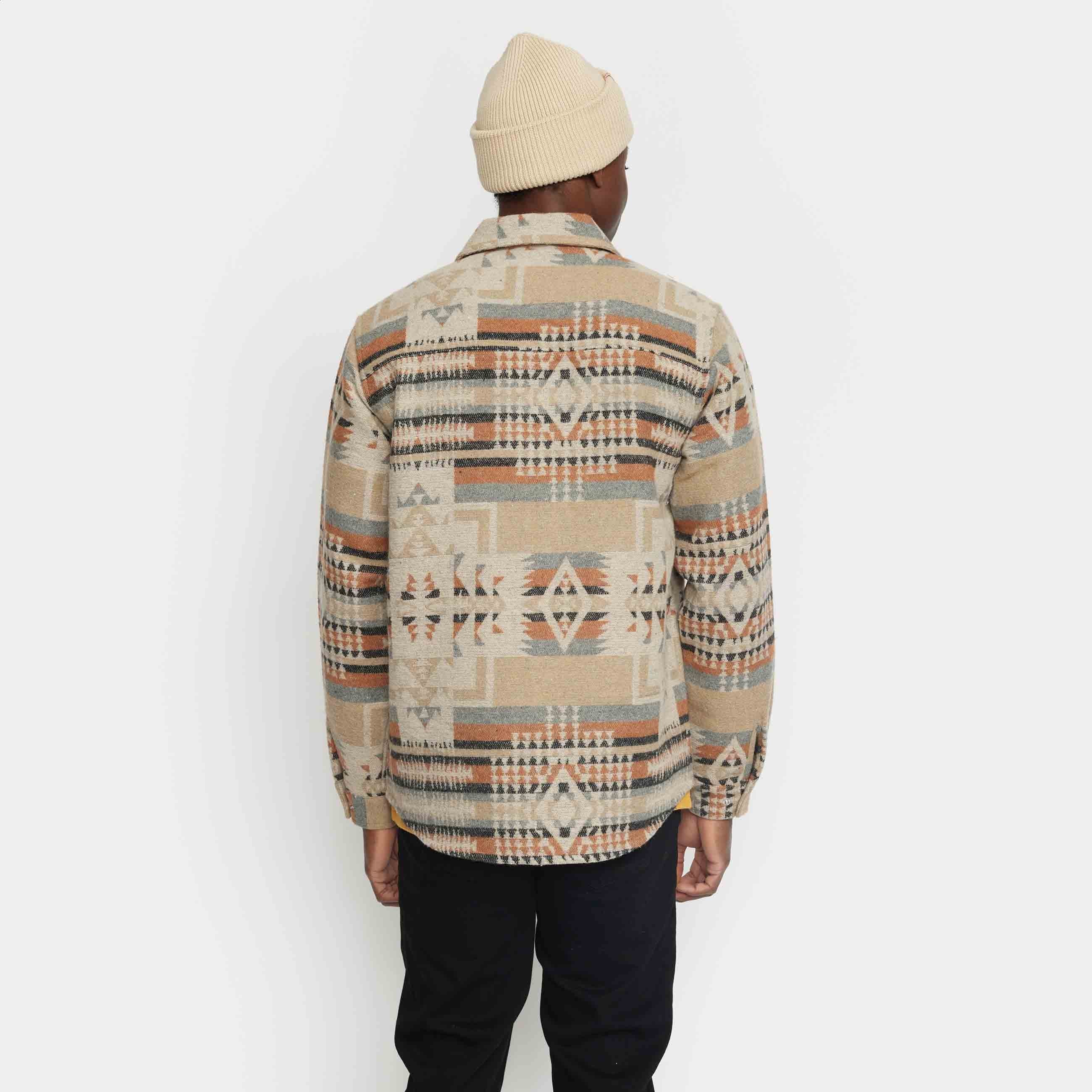 ‘Revolution 3149 Zipped Overshirt' in ‘Khaki’ colour