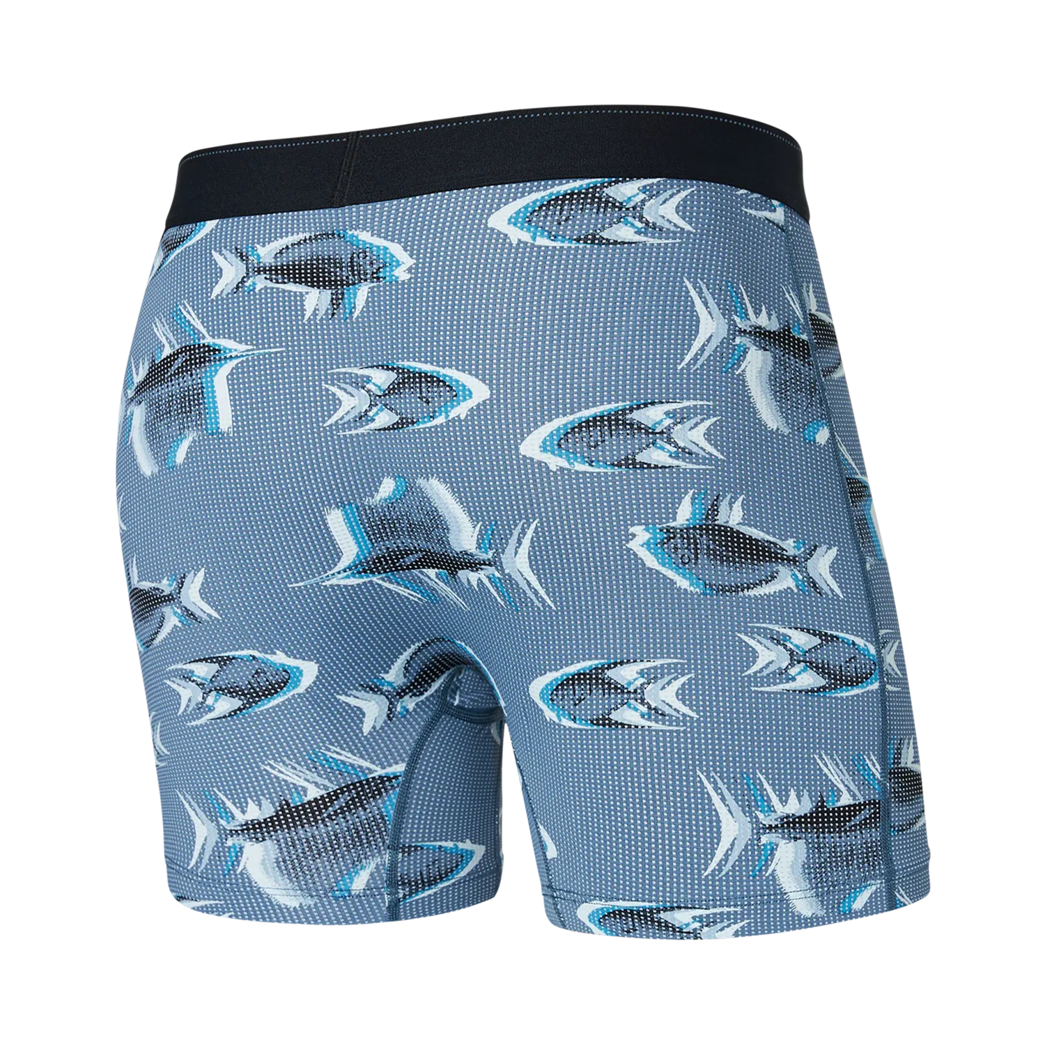 'SAXX Quest Quick Dry Mesh Boxer Brief - Scaled Up' in 'Twilight' colour