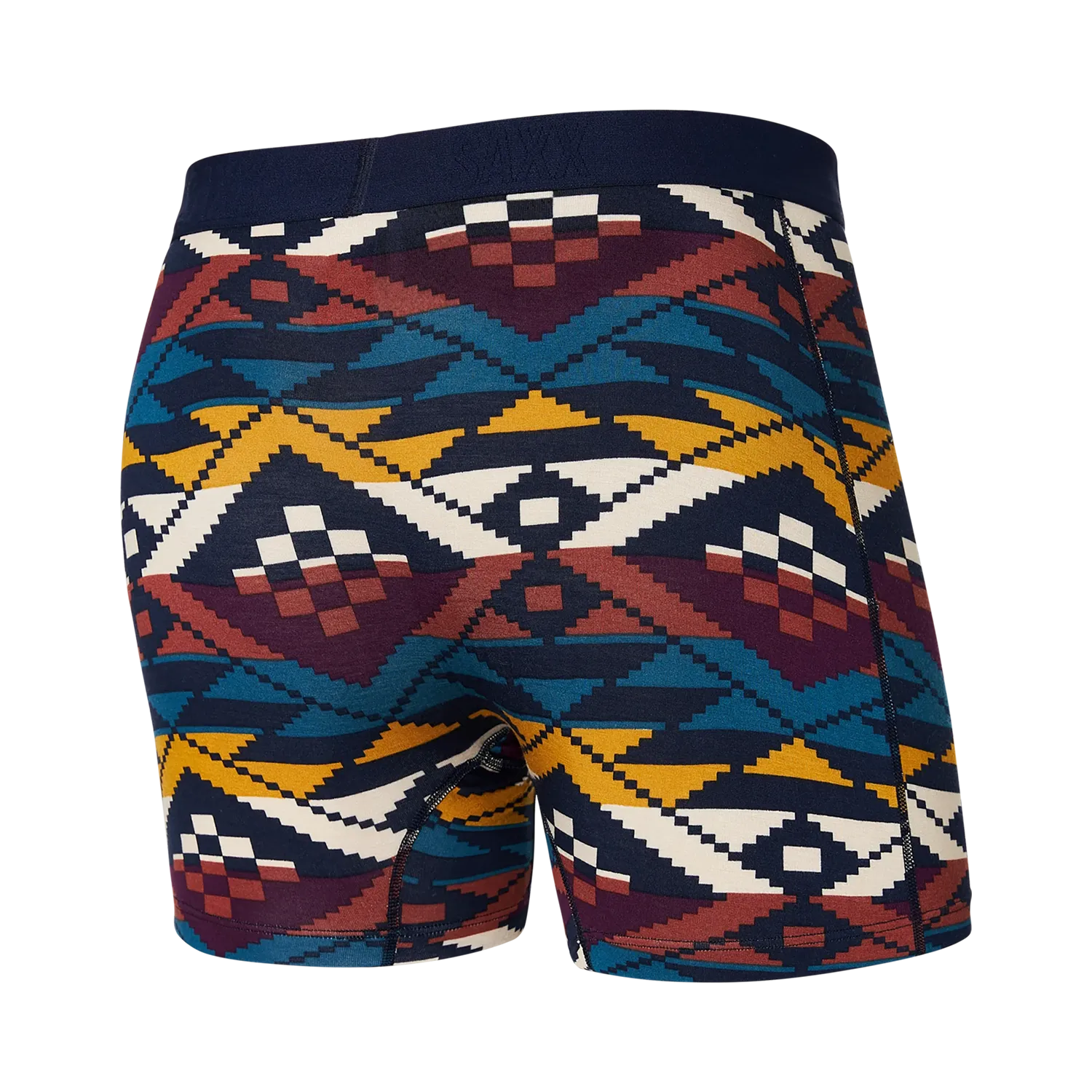 'SAXX Vibe Super Soft Boxer Brief - Asher Geo' in 'Multi' colour