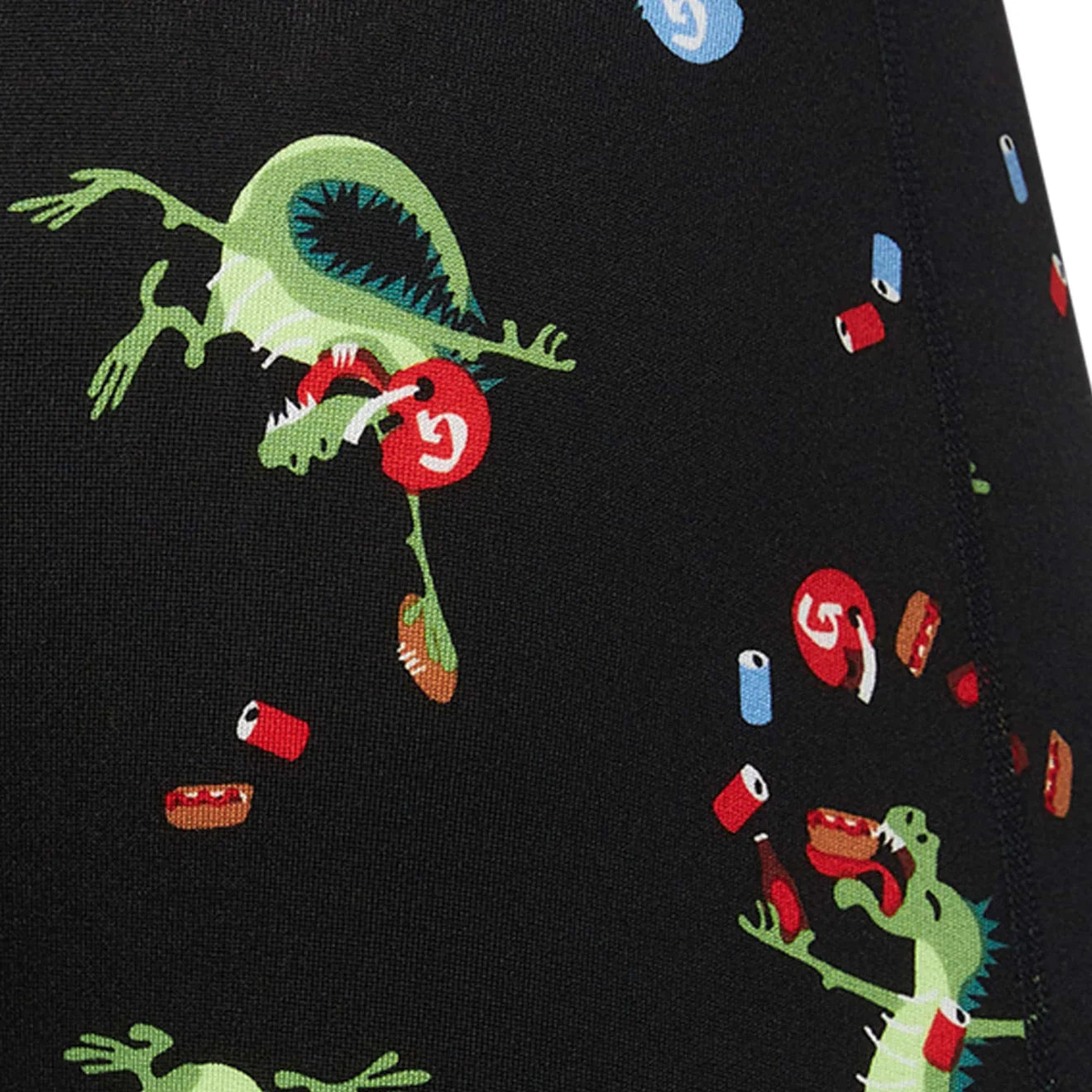 'Saxx Daytripper Boxer Briefs' in 'Tailgators Black' print