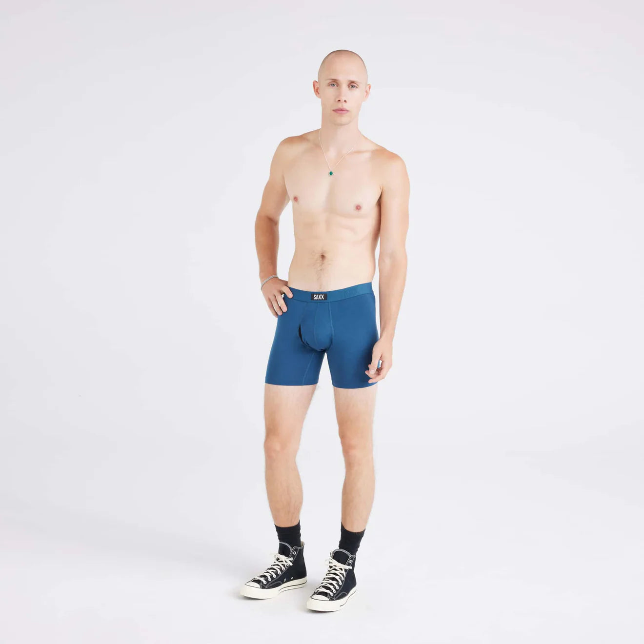 'Saxx Vibe Xtra Boxer Briefs' in 'Hurricane' colour