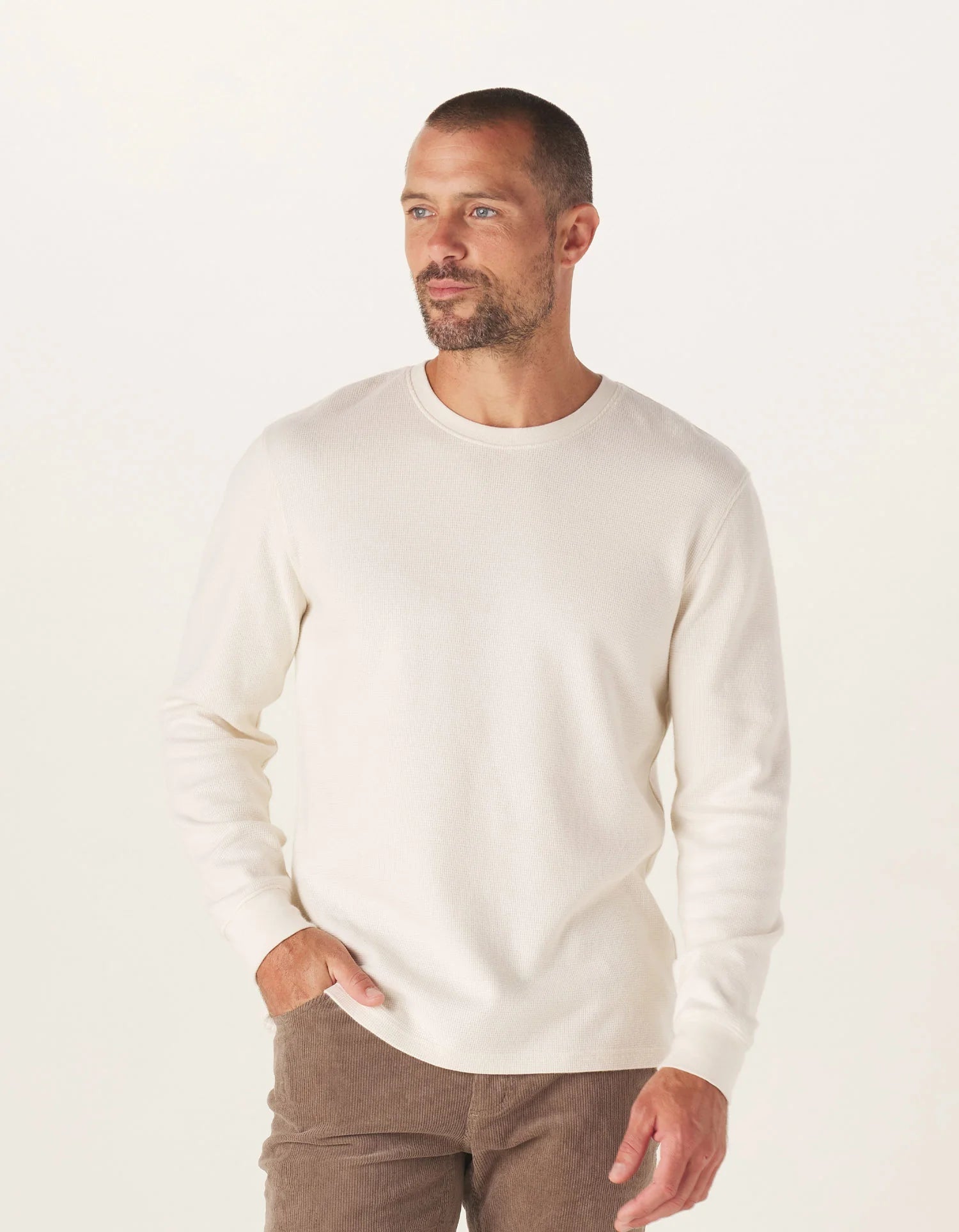 'The Normal Brand Vintage Thermal' in 'Ivory' colour